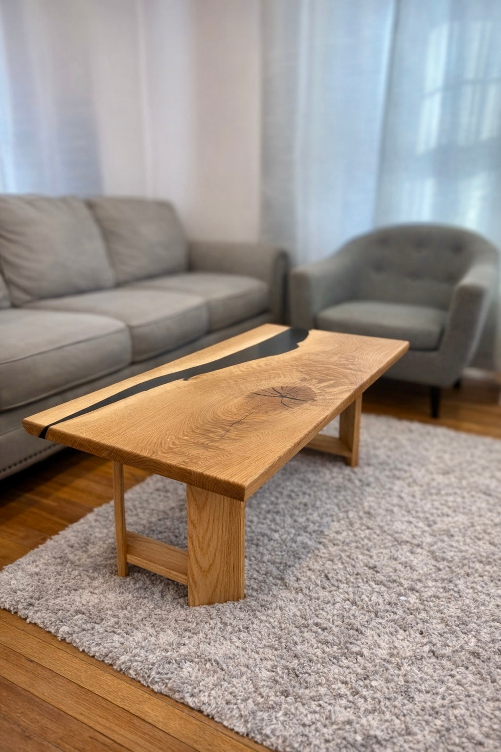 White Oak River Coffee Table