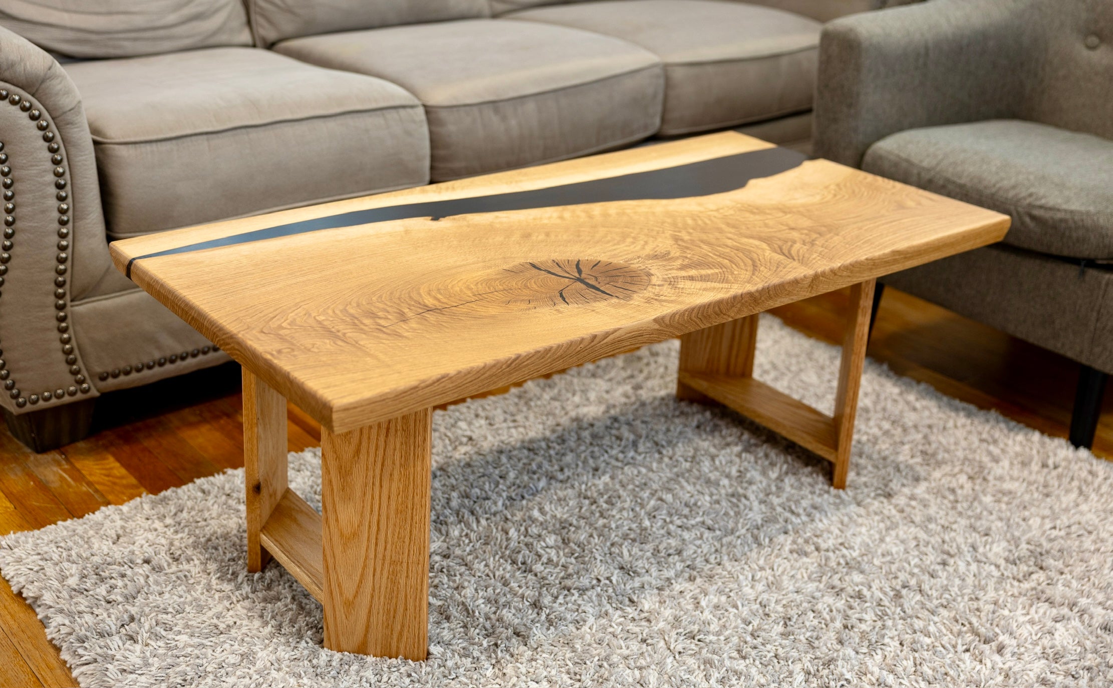White Oak River Coffee Table