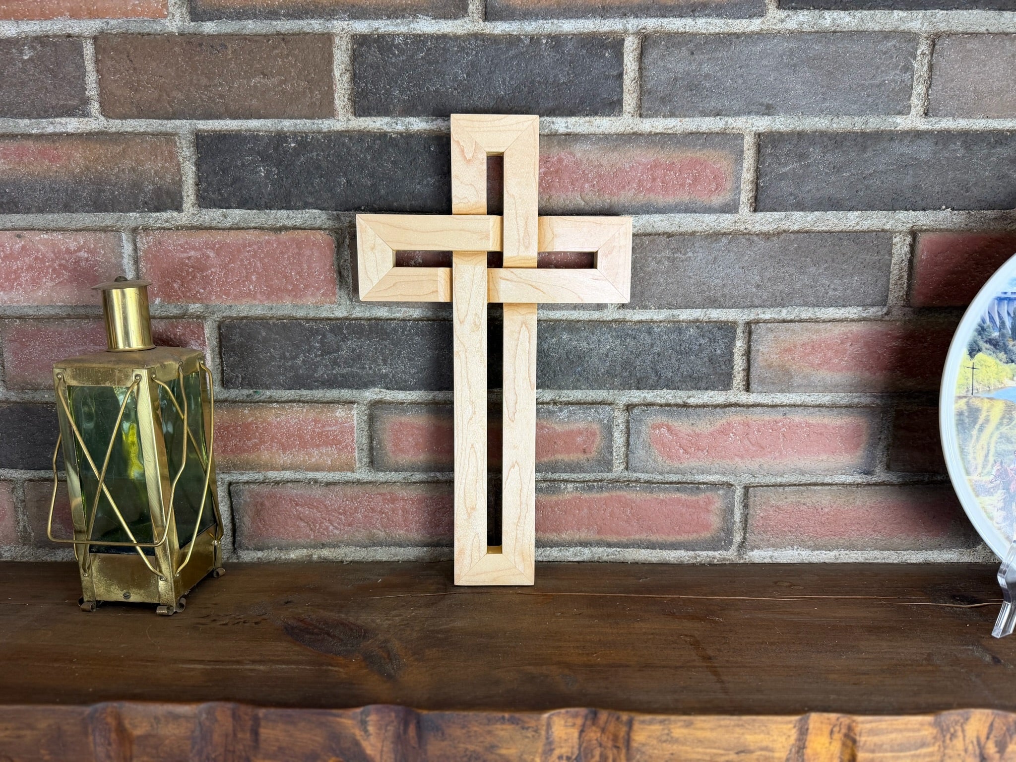 Maple Wall Hanging Cross