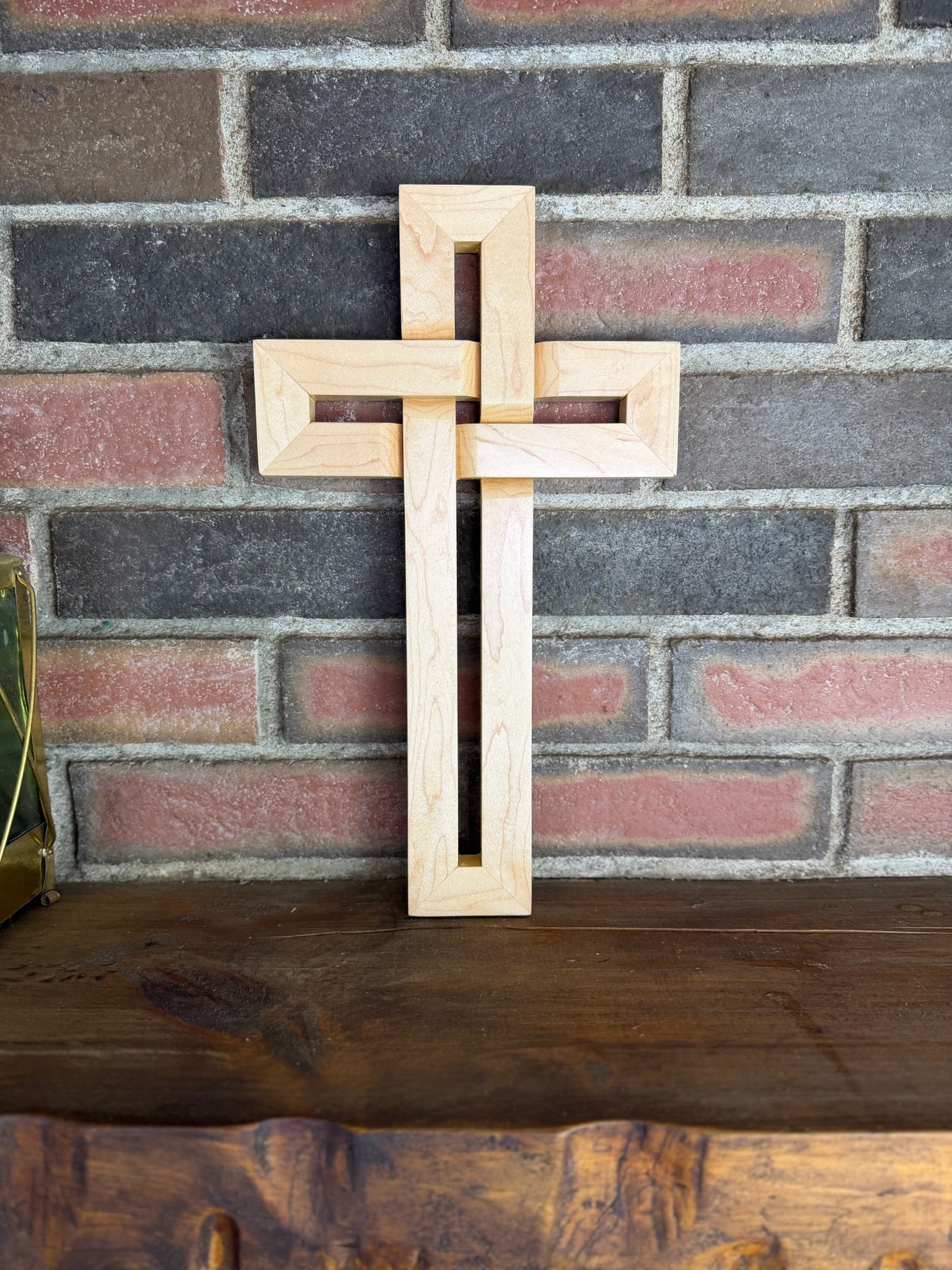 Maple Wall Hanging Cross