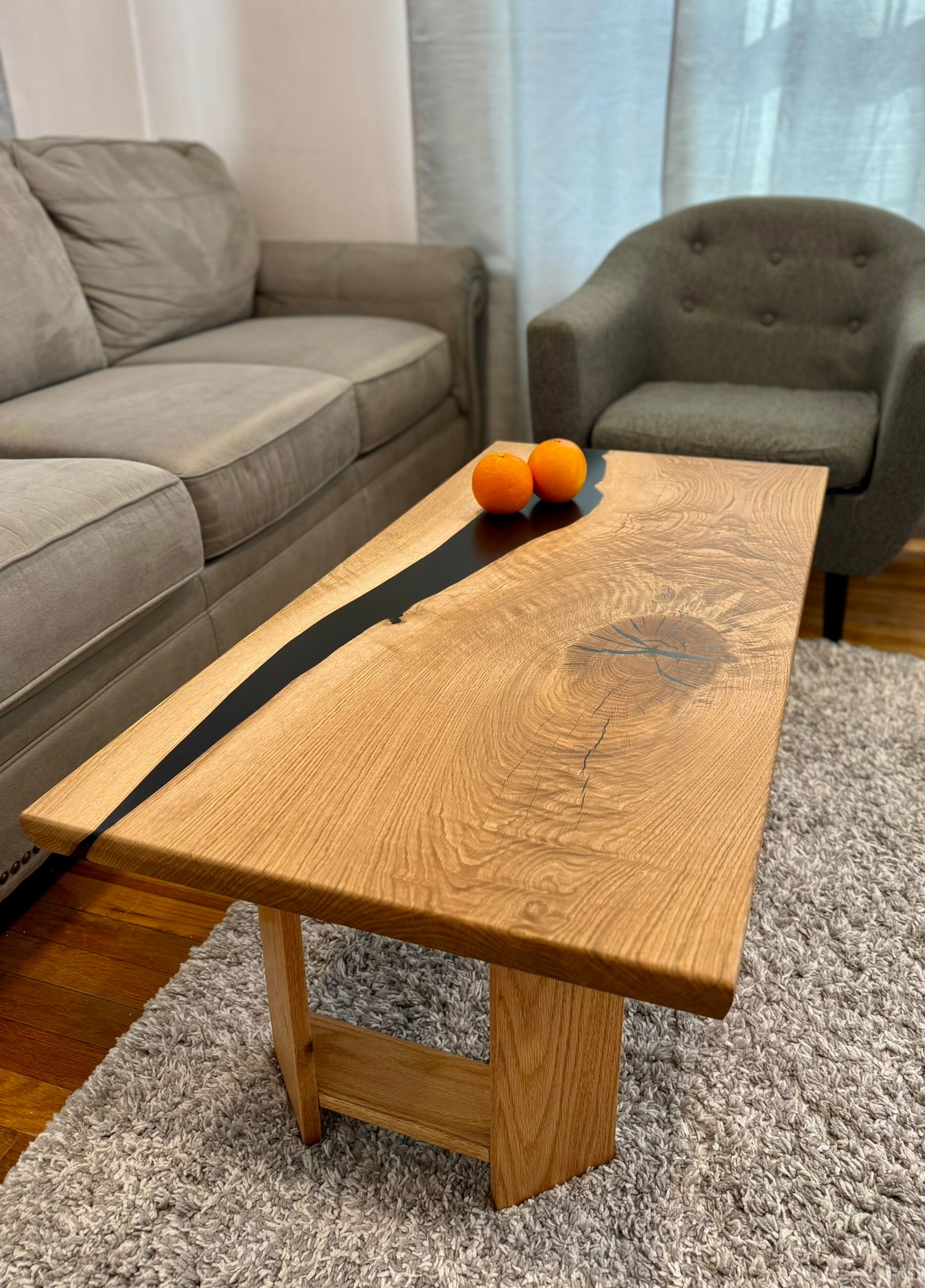 White Oak River Coffee Table