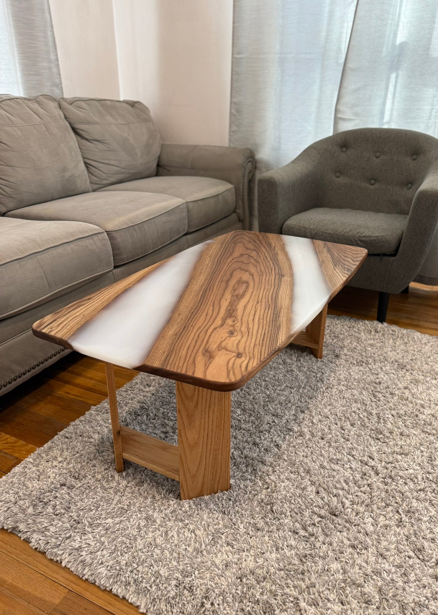 English Elm River Coffee Table