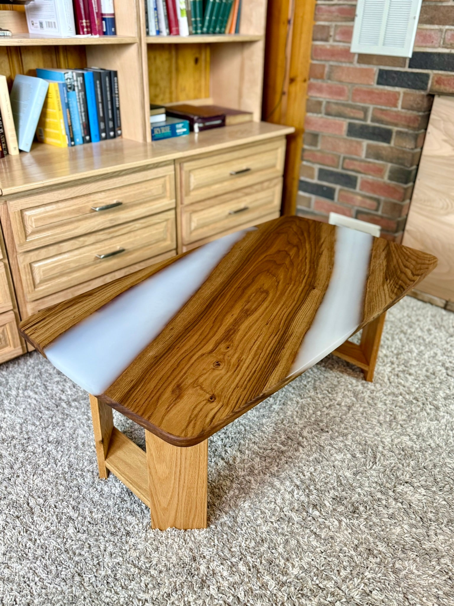English Elm River Coffee Table