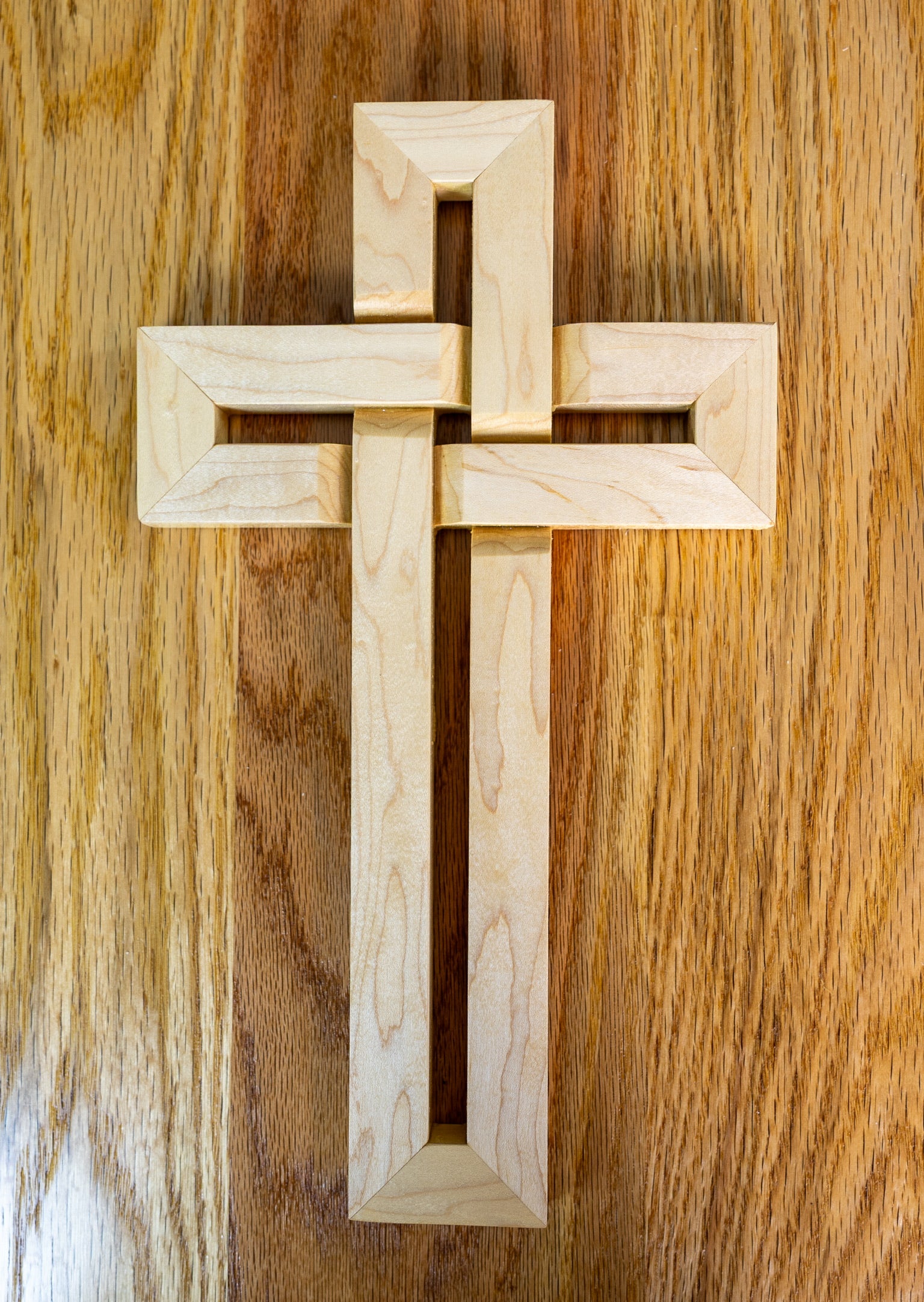 Maple Wall Hanging Cross