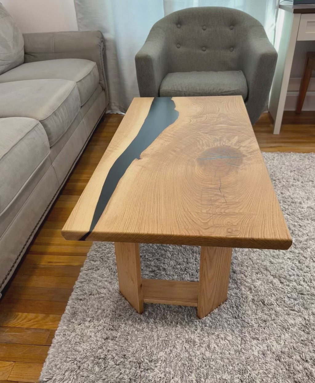 White Oak River Coffee Table