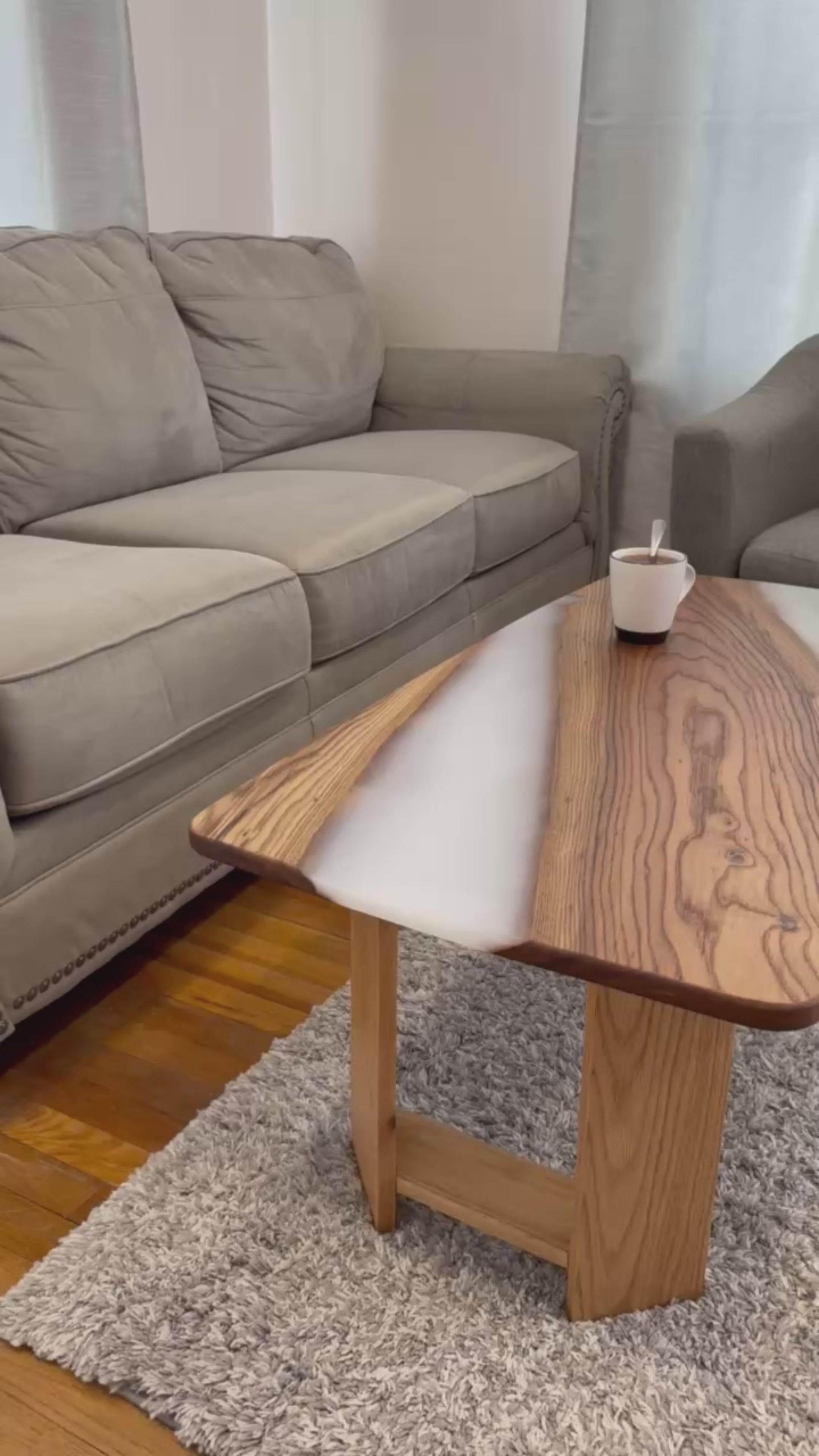 English Elm River Coffee Table