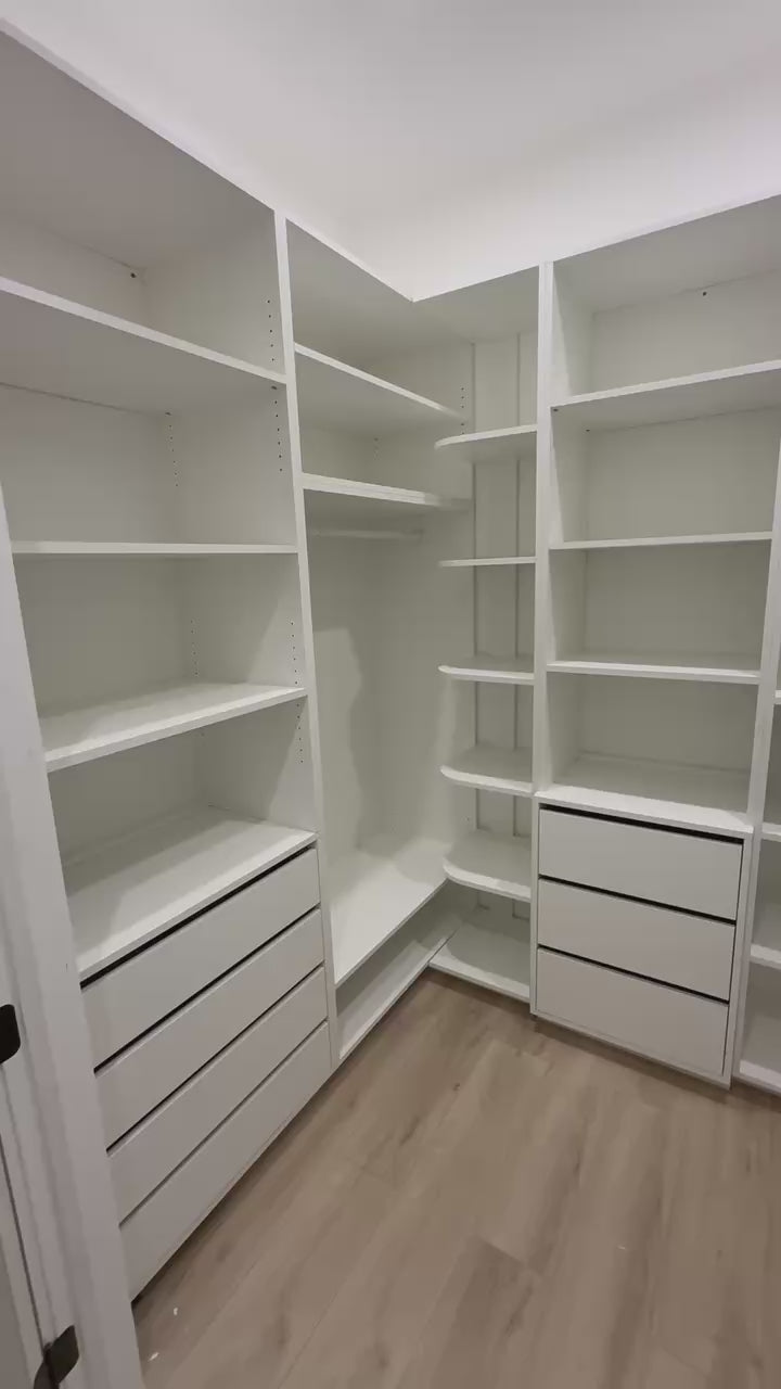 Custom Walk-In Closet System